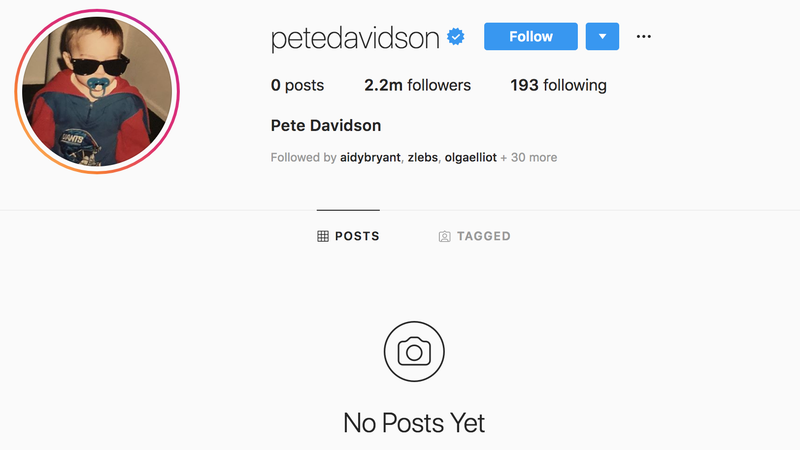Illustration for article titled Pete Davidson & Ariana Grande Don't Give a FUCK About Instagram Trolls (or Give Too Many Fucks?)